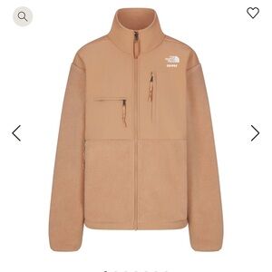 Skims x northface 1995 retro Denali fleece jacket in Sienna color